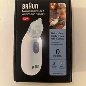 Braun White Nasal Aspirator for Kids